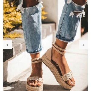 Wrap-Up Studded Espadrille Sandal